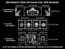 Load image into Gallery viewer, Hand Painted Wooden Game Master Screen